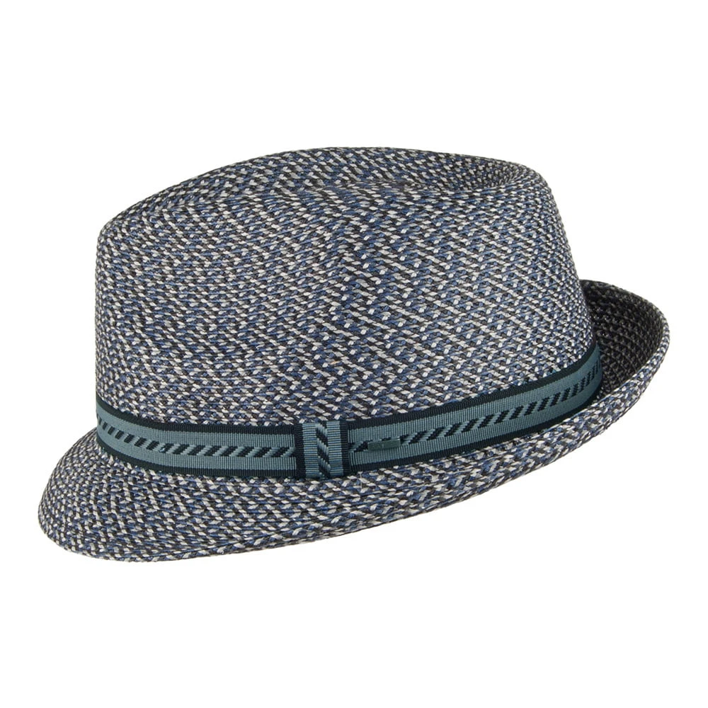 Bailey Hats Mannes Trilby Hat - Navy Multi - Image 2