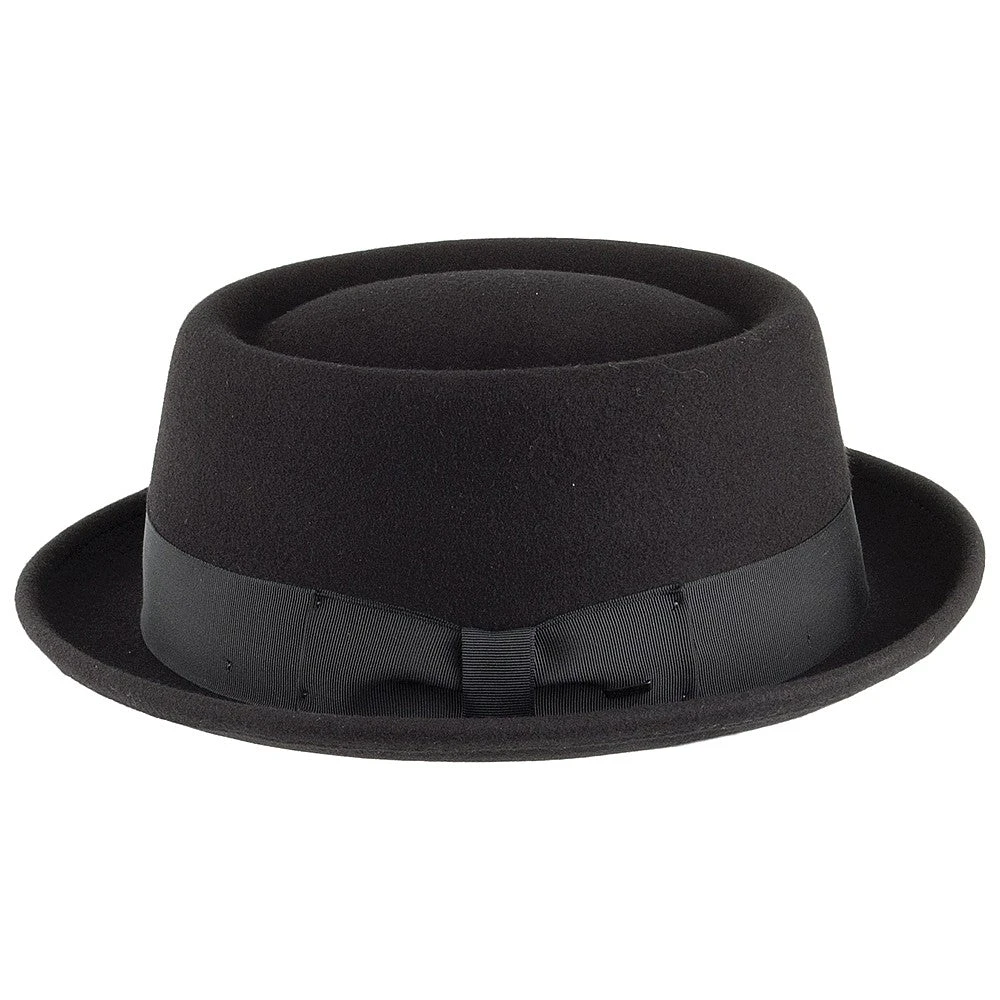 Bailey Hats Darron Crushable Pork Pie Hat - Black - Image 2