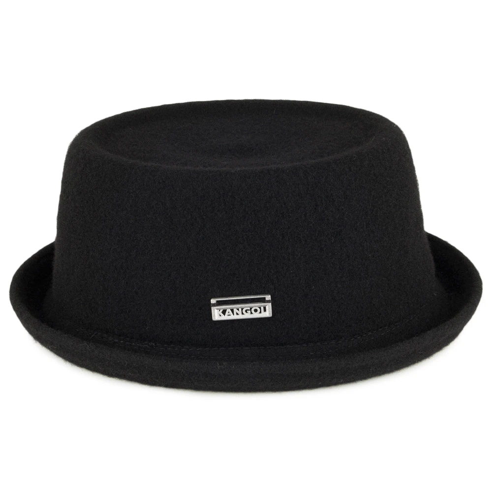 Kangol Wool Mowbray Pork Pie Hat - Black - Image 2