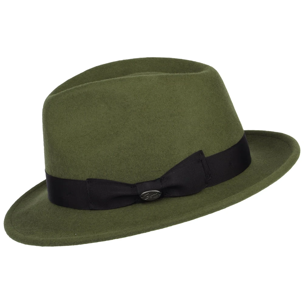 Bailey Hats Maglor Wool Felt Trilby Hat - Forest - Image 2