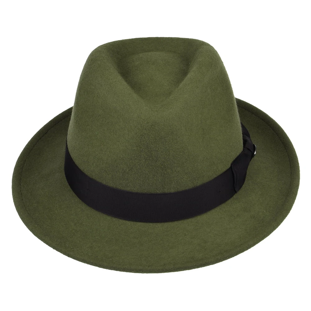 Bailey Hats Maglor Wool Felt Trilby Hat - Forest - Image 3