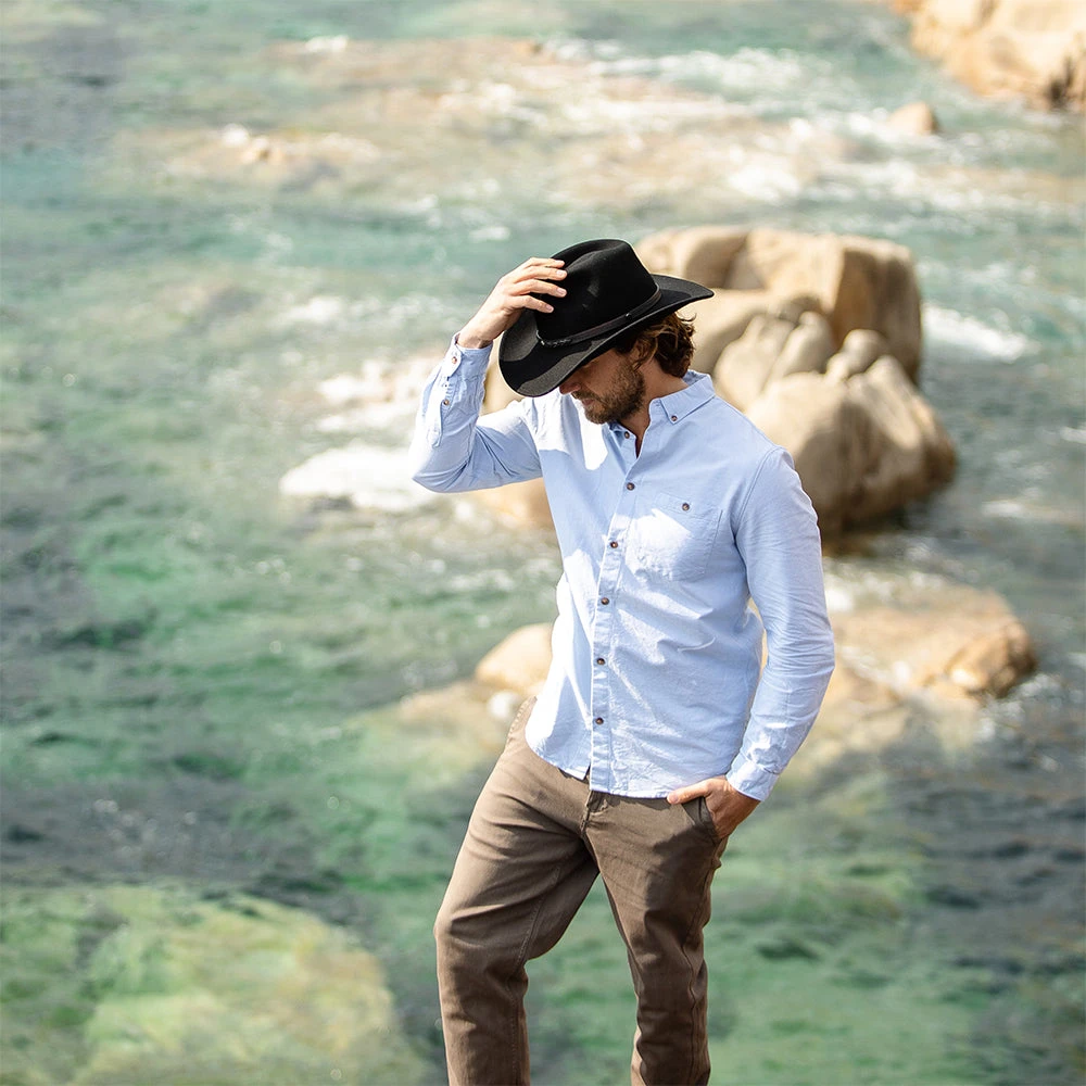 Jaxon & James Comanche Cowboy Hat - Black - Image 6