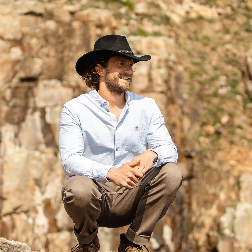 Jaxon & James Comanche Cowboy Hat - Black - Image 7