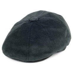 Kangol Hawker Corduroy Newsboy Cap - Forest