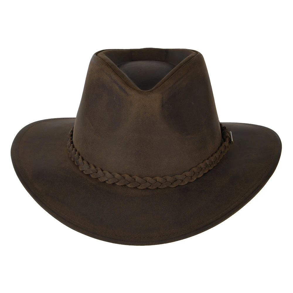 Stetson Hats Buffalo Leather Cowboy Hat - Brown - Image 4