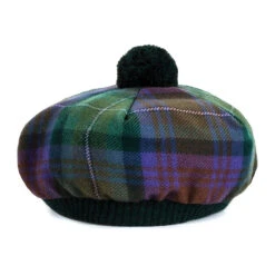 Lochcarron Of Scotland Lambswool Tam O' Shanter Hat - Isle Of Skye