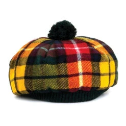 Lochcarron Of Scotland Lambswool Tam O' Shanter Hat - Buchanan Modern