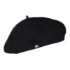 Héritage Par Laulhère Hats Authentique Merino Wool Beret - Black