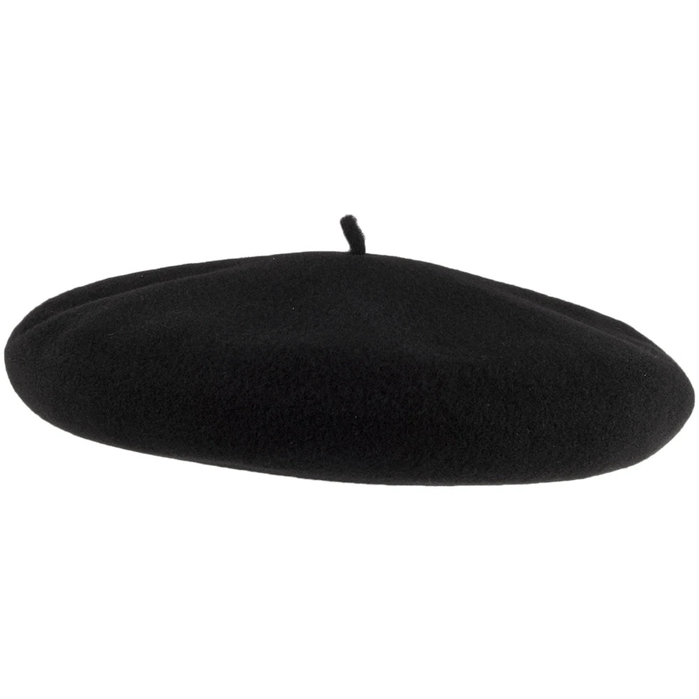 Héritage Par Laulhère Campan Luxury Merino Wool Beret - Black - Image 2