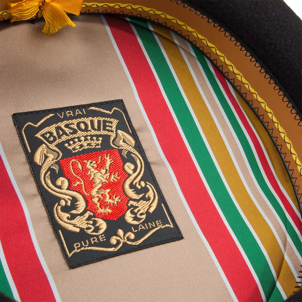 Laulhère Hats Authentique Ché Beret - Black - Image 2