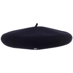 Héritage Par Laulhère Campan Luxury Merino Wool Beret - Navy Blue