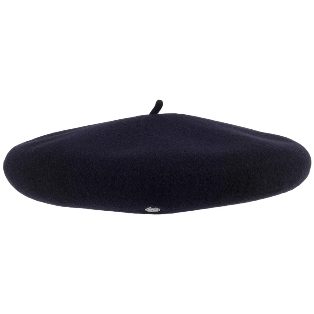 Héritage Par Laulhère Campan Luxury Merino Wool Beret - Navy Blue