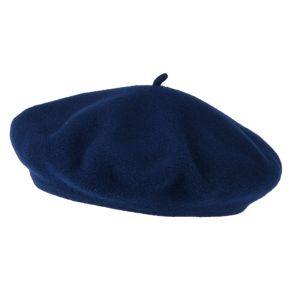 Héritage Par Laulhère Hats Authentique Merino Wool Beret - Midnight - Image 2
