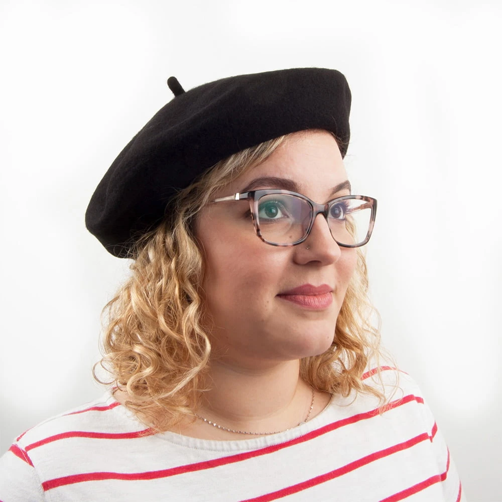 Jaxon & James Wool Beret - Black - Image 2