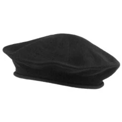 Parkhurst 10.5 Inch Cotton Beret - Black