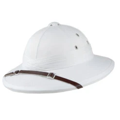 French Pith Helmet - White