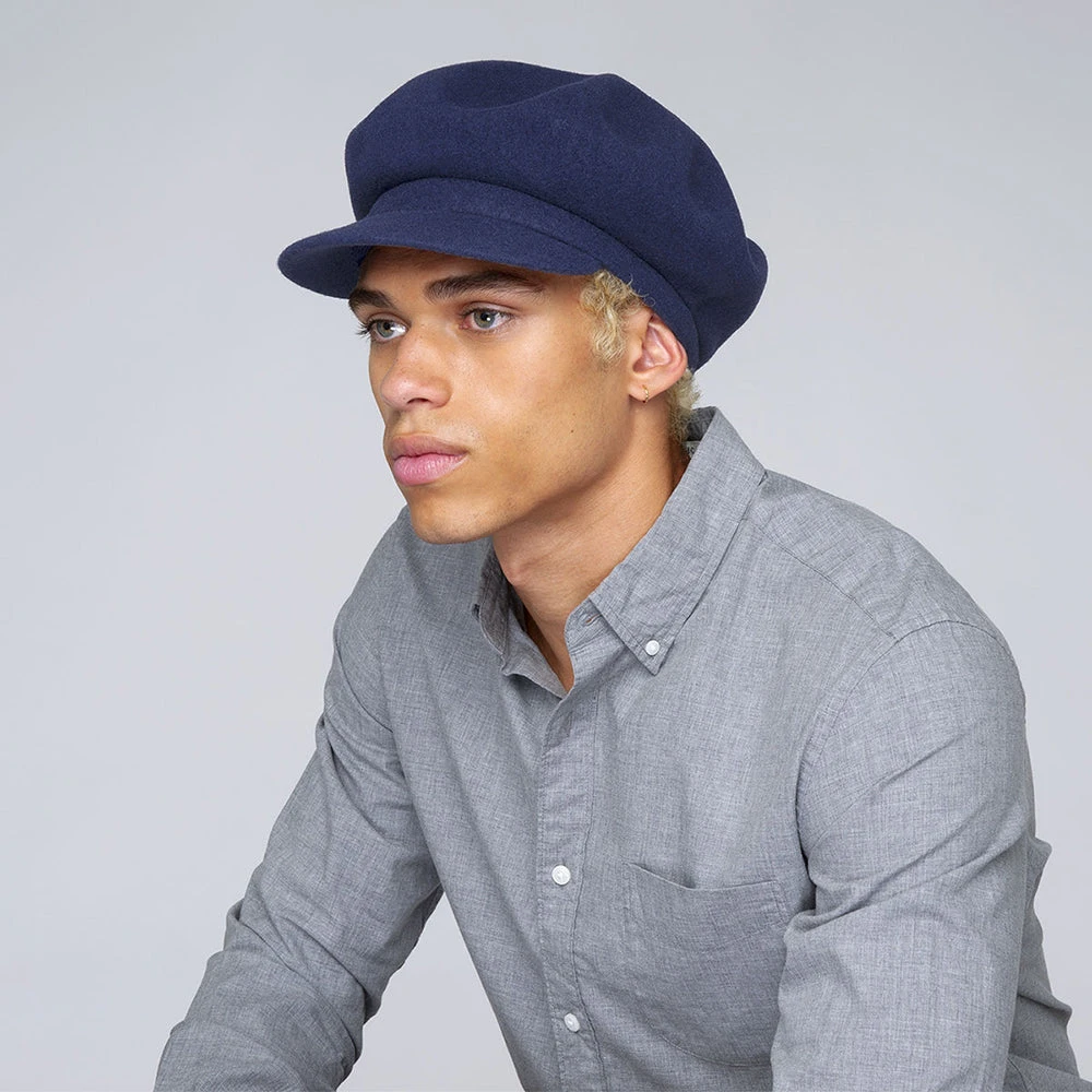 Kangol Wool Spitfire Cap - Navy Blue - Image 3