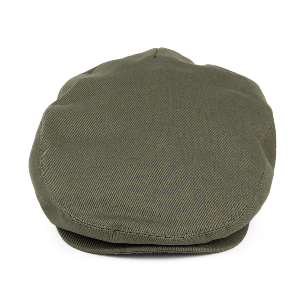 Jaxon & James Cotton Flat Cap - Olive - Image 2
