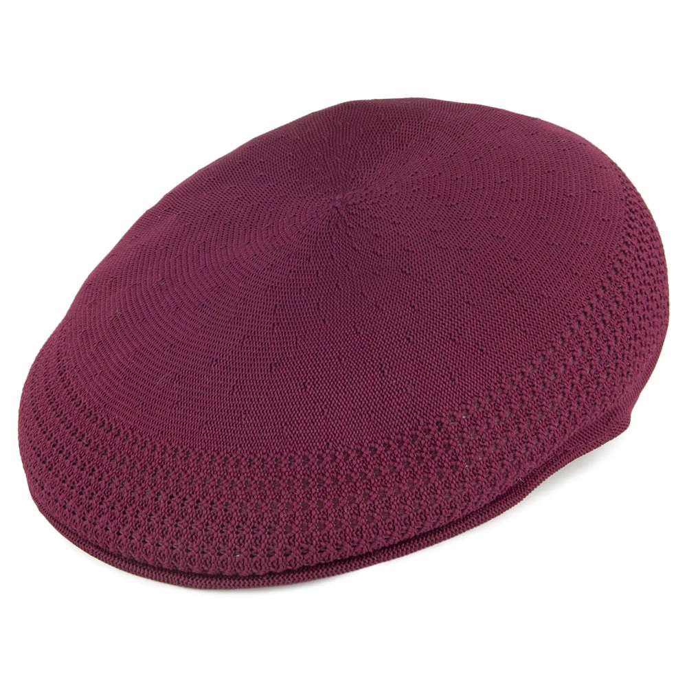Kangol Tropic 504 Ventair Flat Cap - Burgundy
