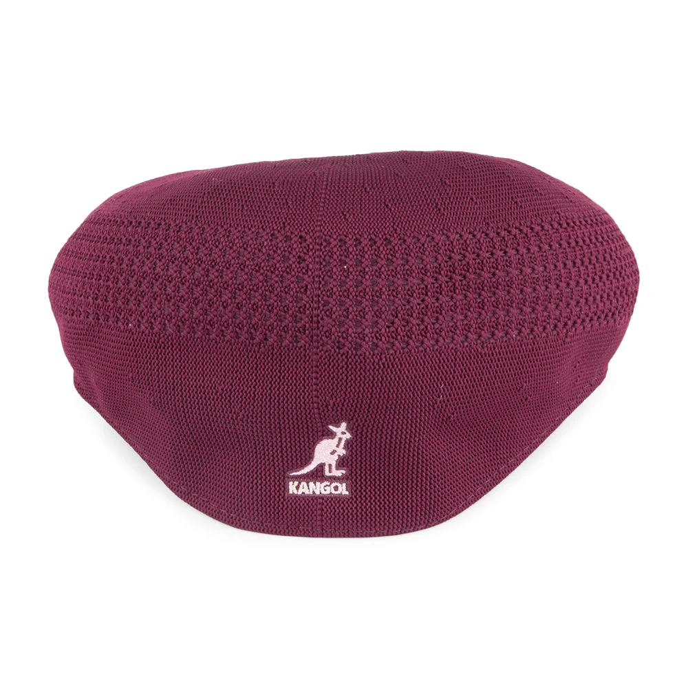 Kangol Tropic 504 Ventair Flat Cap - Burgundy - Image 2