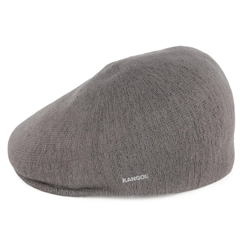 Kangol 507 Bamboo Flat Cap - Charcoal - Image 3