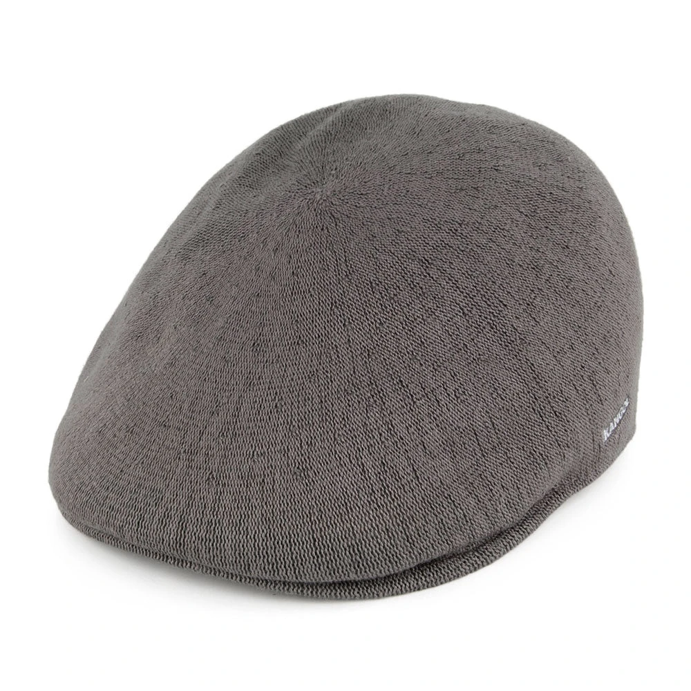 Kangol 507 Bamboo Flat Cap - Charcoal
