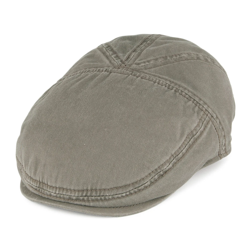 Stetson Hats Paradise Cotton Flat Cap - Olive