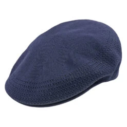 Kangol Tropic 504 Ventair Flat Cap - Navy Blue