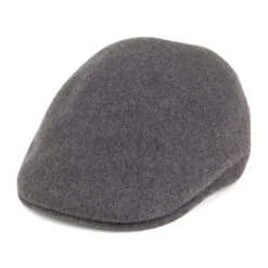 Kangol Seamless Wool 507 Flat Cap - Dark Flannel