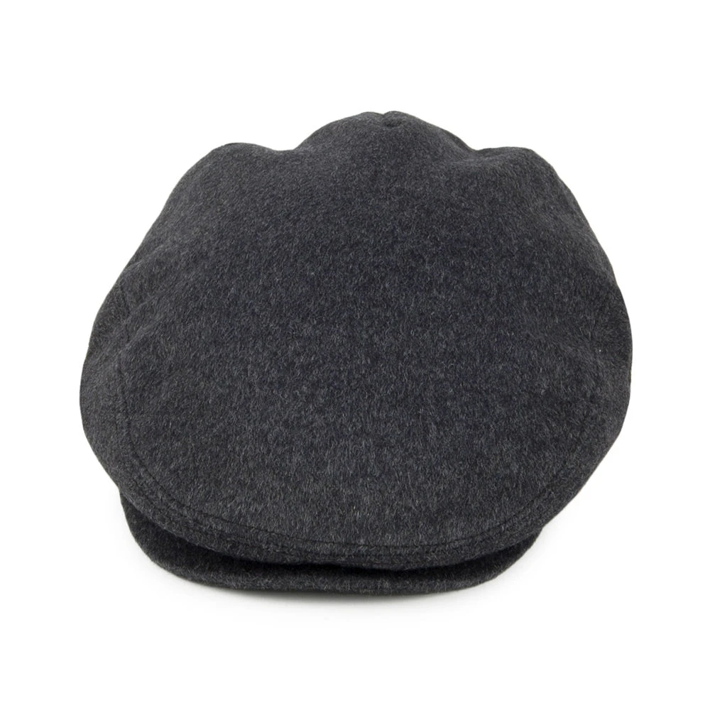 Jaxon & James Pure Wool Harlem Flat Cap - Charcoal - Image 2
