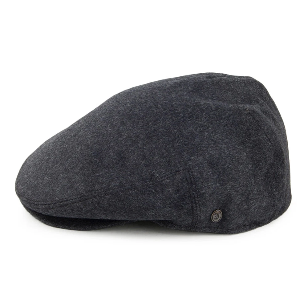 Jaxon & James Pure Wool Harlem Flat Cap - Charcoal - Image 3