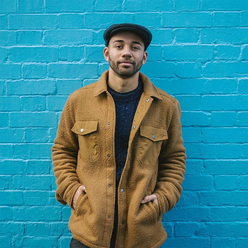 Jaxon & James Pure Wool Harlem Flat Cap - Charcoal - Image 6