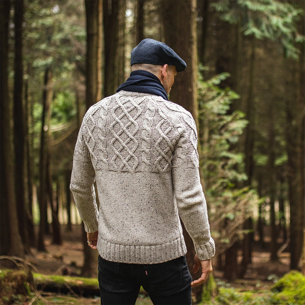 Jaxon & James Pure Wool Harlem Flat Cap - Charcoal - Image 8