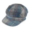 Failsworth Hats Harris Tweed Gabby Baker Boy Cap - Blue-Mix
