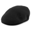 Jaxon & James Classic Wool Flat Cap - Black