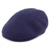 Jaxon & James Classic Wool Flat Cap - Navy Blue
