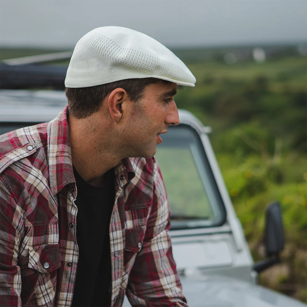 Jaxon & James Summer Flat Cap - White - Image 6