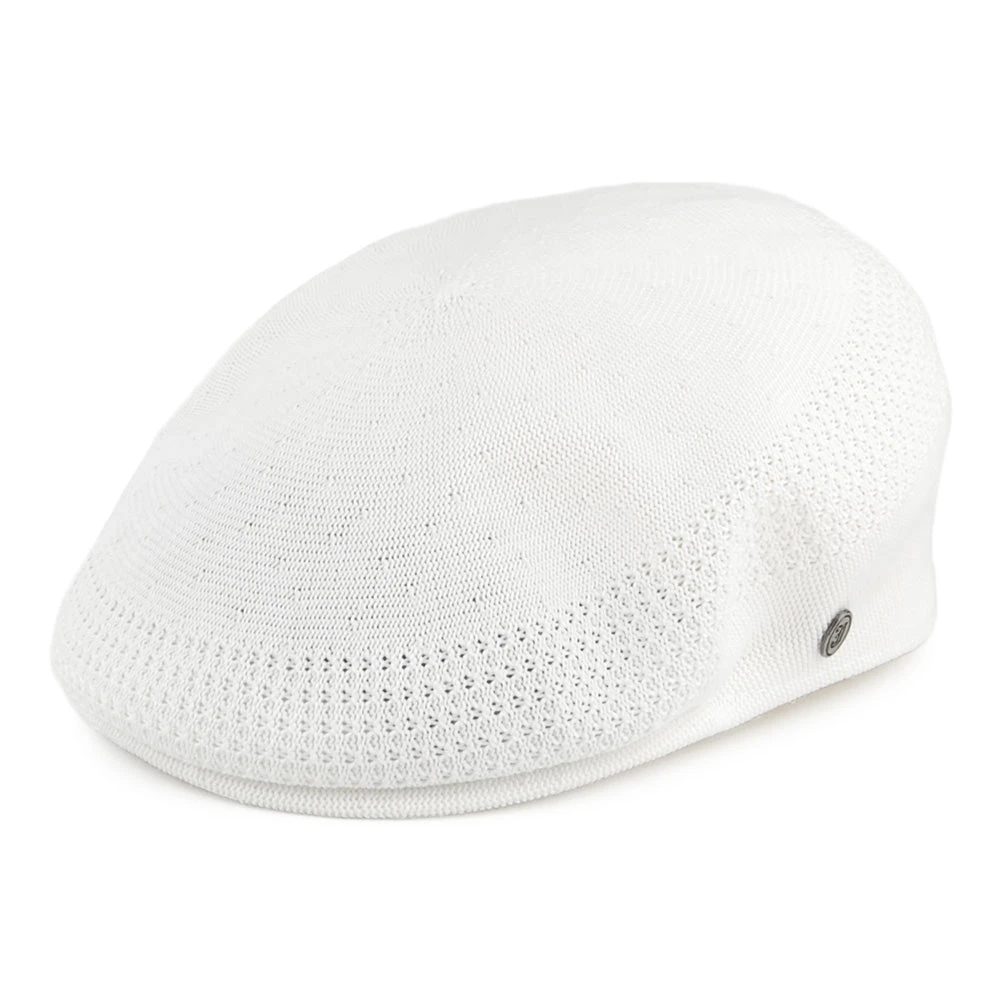 Jaxon & James Summer Flat Cap - White