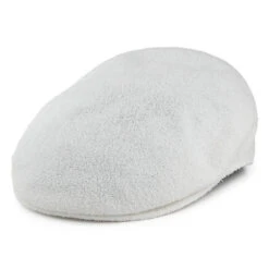 Kangol Bermuda 504 Flat Cap - White