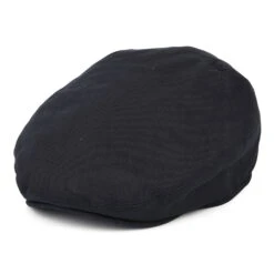 Kangol Washed Flat Cap - Navy Blue