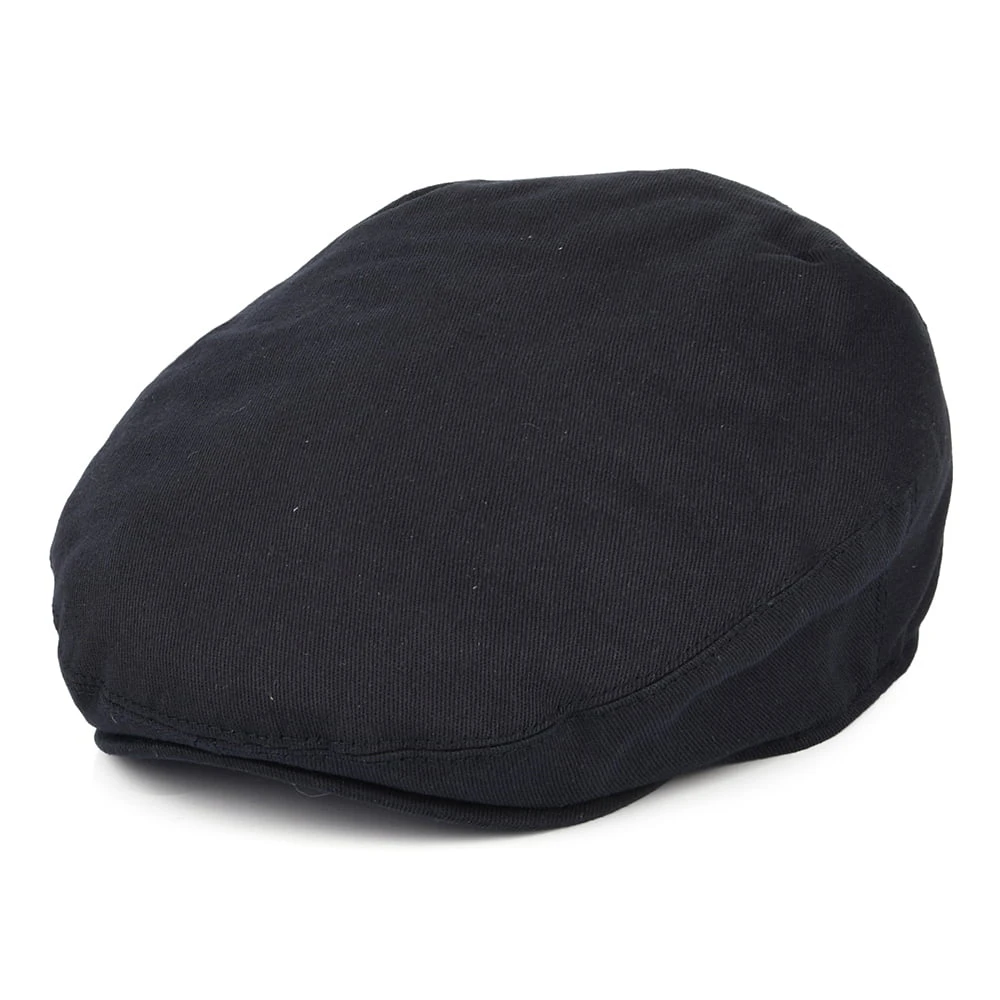 Kangol Washed Flat Cap - Navy Blue