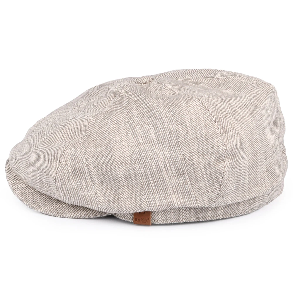 Barts Hats Jamaica Cotton Newsboy Cap - Beige - Image 3
