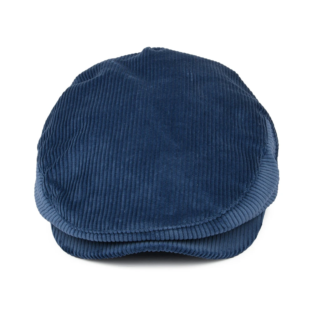 Brixton Hats Hooligan Corduroy Flat Cap - Blue - Image 2