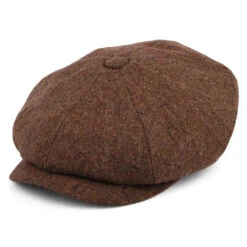 Jaxon & James Donegal Tweed Hillcourt Newsboy Cap - Autumn