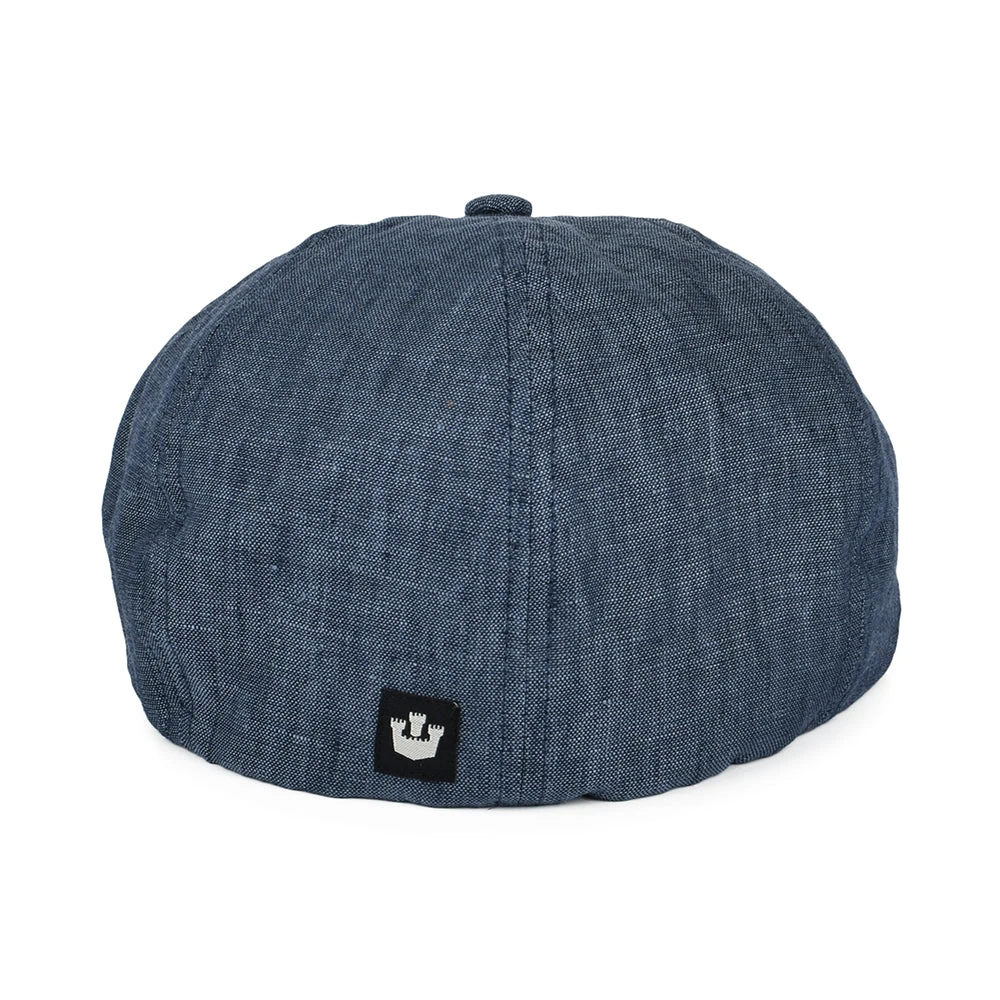 Goorin Bros. Will Kimmel Linen Flat Cap - Navy Blue - Image 4