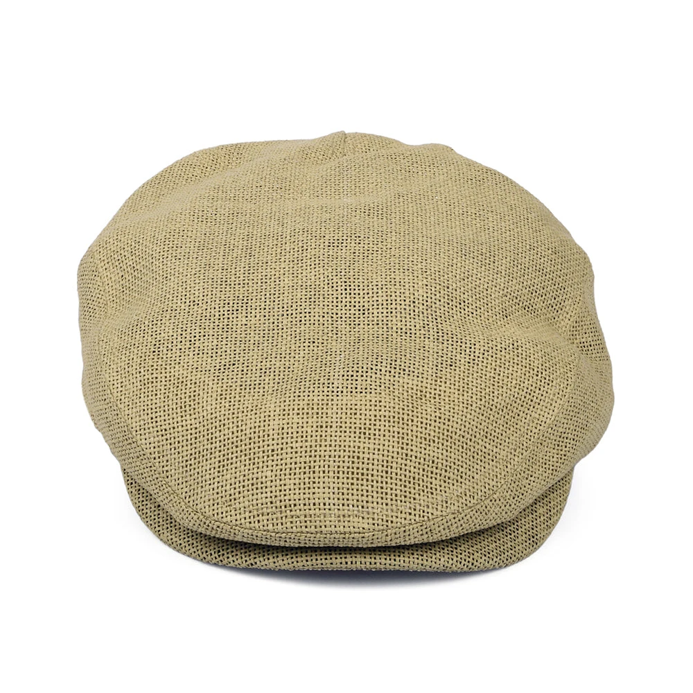 Brixton Hats Hooligan Lightweight X Snap Straw Flat Cap - Natural - Image 2