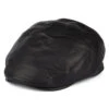 Bailey Hats Reffell Leather Flat Cap - Black
