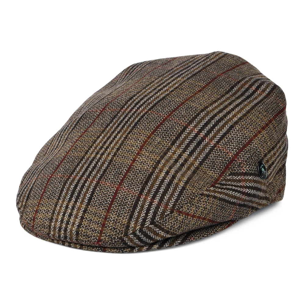 City Sport Wool-Cashmere Hampstead Flat Cap - Brown-Tan
