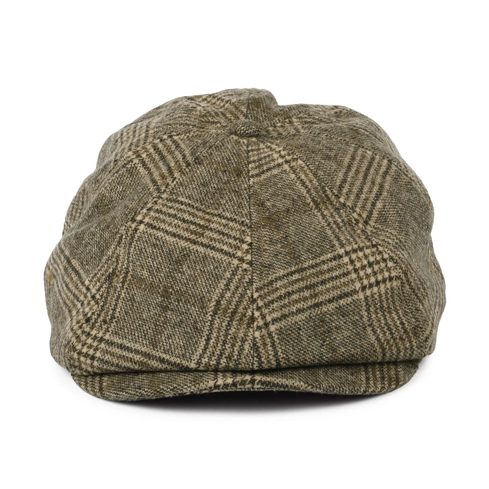 Brixton Hats Brood Plaid Lightweight Newsboy Cap - Sand-Oat - Image 2