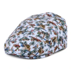City Sport Surfs Up Cotton Flat Cap - Multi-Coloured